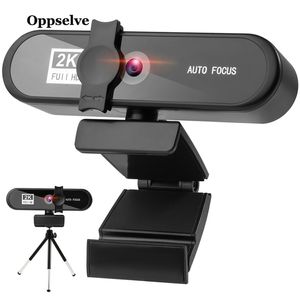 4K AutoFocus 1080P Webcam ordinateur PC USB Web caméra ordinateur portable de bureau avec Microphone stéréo couverture de confidentialité Zoom Skype Facetime