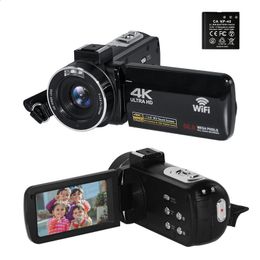 4K Camcorder Ultra HD 56MP Video Blog Camcorder voor YouTube 18X Digitale Camcorder IR Nachtzicht WiFi Camcorder 240306