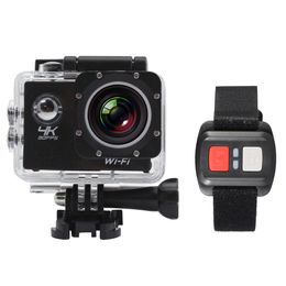 4K Camera 2 "LCD-scherm WIFI ACTIE 4X ZOOM 16MP Sport Waterdicht 30m met afstandsbediening