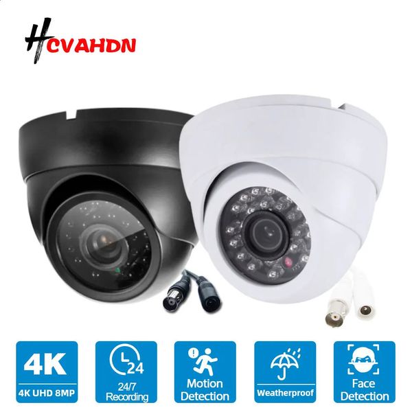 4K CCTV sécurité caméra dôme analogique BNC extérieur étanche détection de visage AHD DVR caméra système de surveillance vidéo 8MP XMEYE 5MP 240126