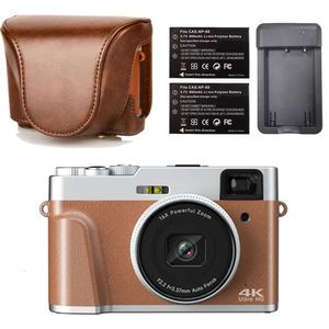 4K Digital Camera Auto Focus 48MP Vlogging pour et AntiShepake Video Autofocus avec viseur Flash Dial 240407