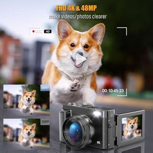 Caméra numérique 4K pour la photographie Autofocus 48MP Vlogging Camera avec une carte de 32 Go de caméra numérique de 32 