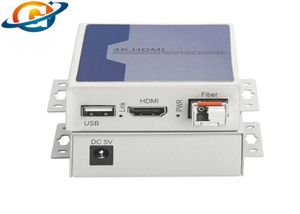 Interrupteur à fibre optique 4K 4K USB20 KVM avec 10g SFP SingleMode simplex 10 km LC non compressé7767348