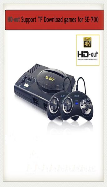 Super Mini Console de jeu 4K HD 16 bits pour Sega MD, lecteur portable 100-en-1, Double manette de jeu, boîte de contrôleur, adaptateur Gift1621289