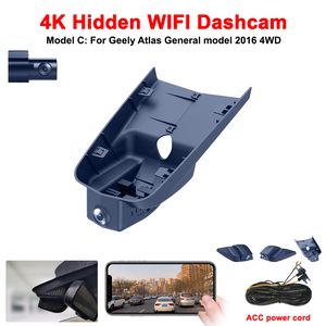 4K HD 2160p Plug and play wifi wifi car dvr dash enregistreur vidéo numérique pour geely atlas General Model 2016 4WD application Contrôle USB Port