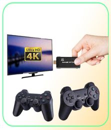 Console de jeu vidéo avec poignée HD 4K, contrôleur sans fil 24 go pour émulateur PS1FCGBA 40, rétro TV Dendy Game 10000 Mini Games Stick H117076508691