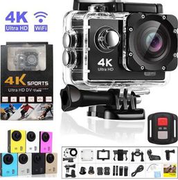 4K HD Ultra Sports Action Video Camera's WiFi Remote Control Recording Camcorder DVR DV Go Waterdichte Pro Mini -helm