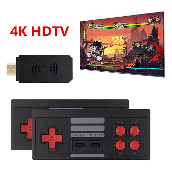 Lecteur de jeu vidéo 4K HD D600 hôte nostalgique 2.4G manette de jeu portable sans fil Joystick 800 consoles de jeux portables rétro classiques pour enfants cadeau