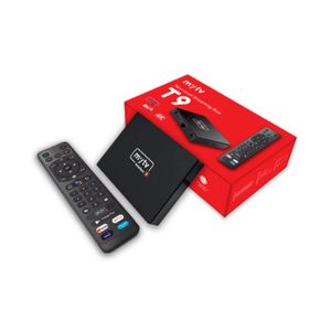 4K de haute qualité MyTV Smarters3 T9 4G + 32G Smart TV Box Smart Android TV Box Streaming Media Player S905W2 4K Set Top Box