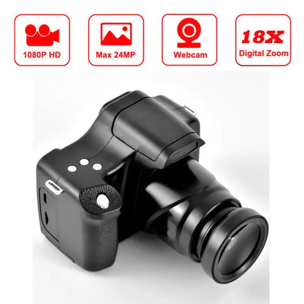 4K professionnel 30 MP HD caméscope vlog caméra vidéo Vision nocturne caméra à écran tactile 18X caméra Zoom numérique avec objectif micro 240327