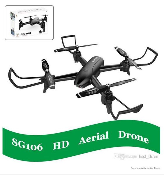 4K SG106 Drones RC con cámara HD Hd Toys Toys Quadcopter Flujo óptico Altitud Hold Helikopter Selfie Remote Control qua4481024