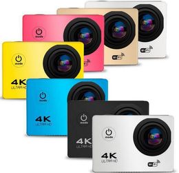 4K Sports Camera HD Actie 2 "WiFi Diving 30 Meter Waterdichte camera's 1080p Full HD 140 ° Camera Camera's Sport DV-autoleuren 2018