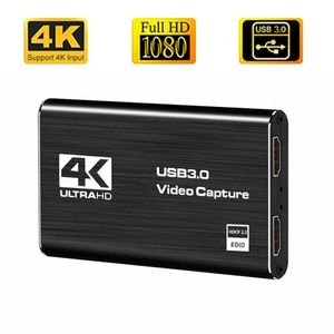 4K USB 3.0 Video Capture Card HDTV 1080P 30fps HD Video Recorder Grabber Voor OBS Vastleggen Game card Live