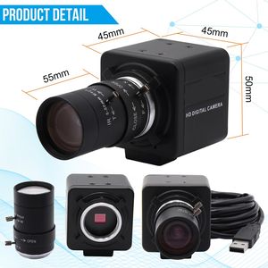 4K USB-camera 3840x2160 30FPS SONY IMX317 Sensor HD Webcam met handmatige zoomvarifocale lens voor het scannen van documenten