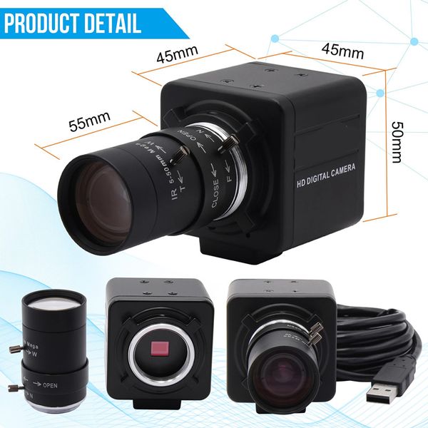 Caméra USB 4K 3840x2160 30fps capteur Sony IMX317 Webcam HD avec objectif Varifocal à Zoom manuel pour la numérisation de documents