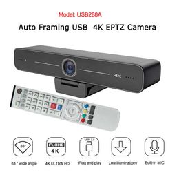 4K video- en audiocamera voor vergaderruimte, webcam met automatische framing en AI-gezichtsverbetering voor afstandsonderwijs op kantoor HKD230825 HKD230828 HKD230828