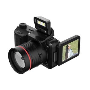 Caméra numérique WiFi 4K 16x Zoom Anti-Shake 50MP Travel Vlog Camera avec 2,2 pouces 180 ° Flip Screen Birthday