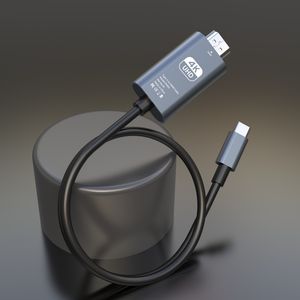 4K60Hz HDMI-kabel voor het delen van telefoon- en computerschermen - Type-C naar HDMI-videoadapter