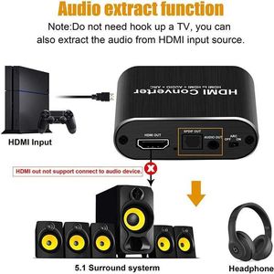 4KHDMI tot HDMI Audio Separator ARC DTS5.1AC3 Uitgang HDCP Decoder optische vezel 4K60Hz