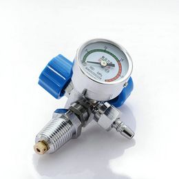 4L cylindre d'oxygène manomètre interrupteur ménage hôpital compteur d'oxygène accessoires réducteur de pression 2 3 4 7 L Valve