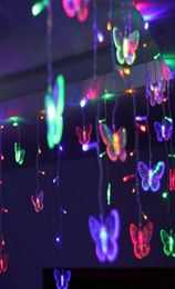 4m 07m 100 LED FAILY ICTILE LED BUTTERFLY rideau léger de la maison extérieure de Noël Décoration de jardin AC110V 220V5165620