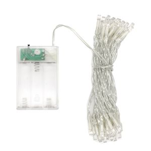 4m 40 LED-batterij geëxploiteerde waterdichte Kerst Bruiloft Fairy String Lights Staby On / Flash / Off 3-modus 9 Kleuropties