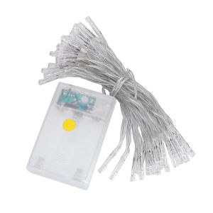 4m 40leds LED String Light 3xaa Apliques portátiles operados por batería Navidad Año Nuevo Cuerdas de decoración de la boda