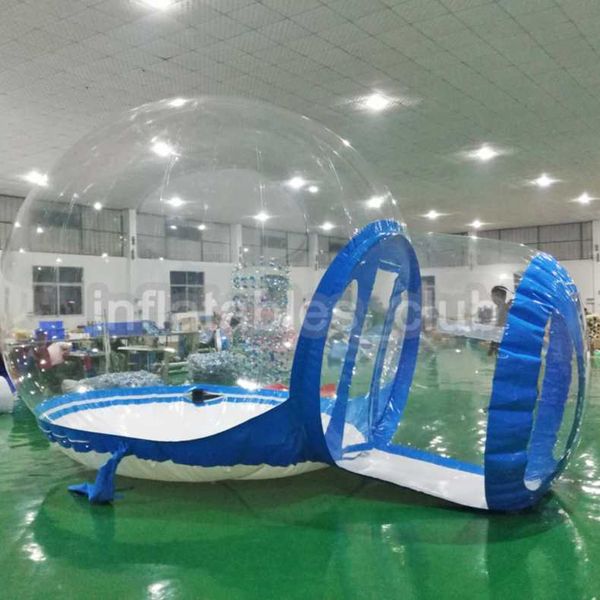 4m Hôtel de bulles à la vente le plus vendu avec une tente gonflable transparente de qualité supérieure de diamètre 3 m de dia