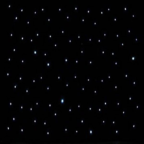 4m X8m LED starlight toile de fond rideau LED scène toile de fond LED étoile tissu blanc led tissu noir pour DJ Pun scène Wedding2560