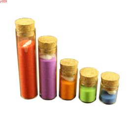 Mini bouteilles en verre, 4ml, 5ml, 6ml, 18ml, 22ml, 30ml, Tube à essai, pot de stockage pour sable, liquide, nourriture, cadeau, bricolage, 100 pièces