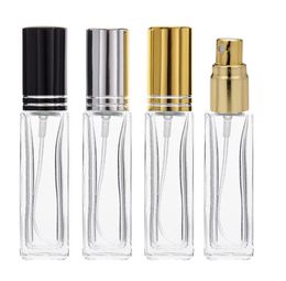 4 ml 8ml hervulbare sample parfum glazen fles reizen spray verstuiver lege parfums flessen 1000pcs / lot SN2734