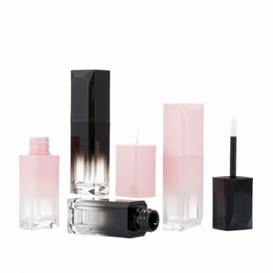 4ml Lege Vloeibare Lipstick Lippenbalsem Hervulbare Fles Roze Lipgloss Buis Make-Up Lip Glazuur Zwart Verpakking Ctainer 67oI #