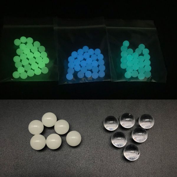 4 mm 5 mm 6 mm 8 mm 10 mm Fumar Cuarzo Terp Dab Perlas Bolas Luminoso Brillante Azul Verde Perla Clara Para Banger Nails Glass Bongs Rigs La mejor calidad