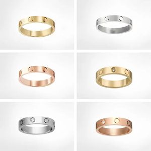 4 mm 5 mm 6 mm klassieke schroef love mode designer ringen voor dames heren sieraden gold sier diamanten ring jeeverlys deisgners meisje man kerstcadeaus