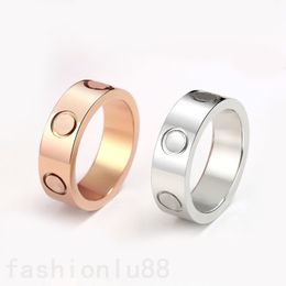 4mm 5mm 6mm designer ringen mode trouwring verguld roségoud zilveren sieraden paar sieraden cadeau klassiek casual damesring glad delicaat zb010