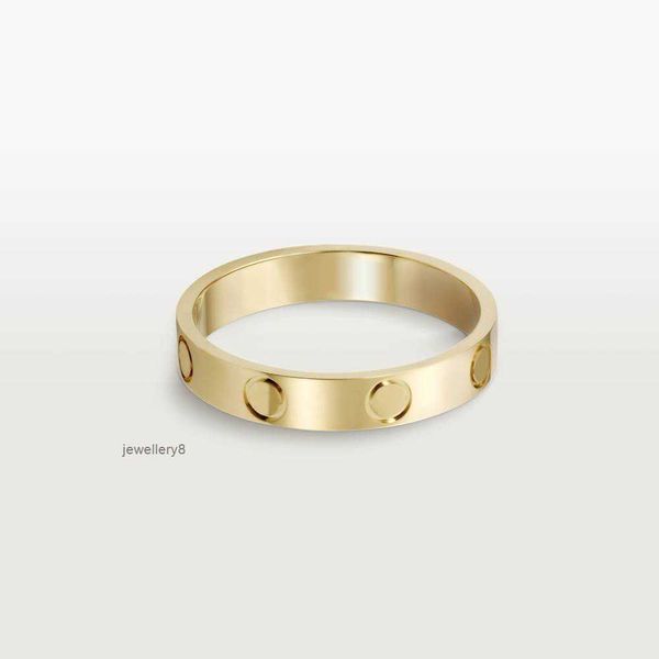 4 mm 5 mm 6 mm en acier titanium alliage sier amour ring mens and women rose gold vis bijoux de bijoux de créateurs promesses ne jamais fondre pas allergique weddin