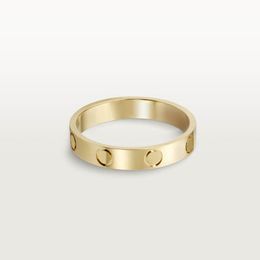 4 mm 5 mm 6 mm aleación de acero de titanio anillo de amor de plata para hombres y mujeres oro rosa tornillo de moda diseñador de joyas pareja de lujo promesa nunca se desvanecen anillos de boda no alérgicos