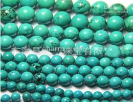 4mm 6mm 8mm 10mm 12mm 14mm 16mm perles en pierre naturelle en vrac perles turquoise bracelet à bricoler soi-même collier 100pcs6729909