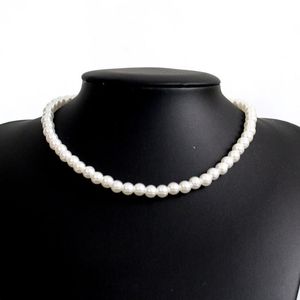 4mm 6mm 8mm 10mm perle perlée Chokers colliers bijoux pour femmes fille fête Club mariage accessoires de mode