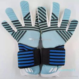 4mm Duitsland dikker latex pvc professionele kinderen heren keepershandschoenen voetbal zonder vinger save guard keeper goalie voetbal glov