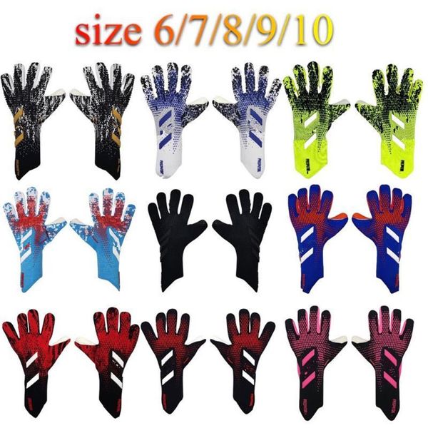 Gants de gardien de but de 4MM Protection des doigts professionnels hommes gants de Football adultes enfants plus épais gardien de but de Football gant310h