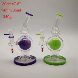 4MM OD Glass Bong Bong Newest Ball Hoodahs Ducha PERC Oil Dab Rigs 14mm Junta femenina con tubos de agua de tazón XL-1971