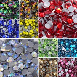 4mm kwaliteit steentjes strass hotfix steentjes voor kleding sieraden flatback edelstenen ijzer op hete fix glitter glas steen nail art