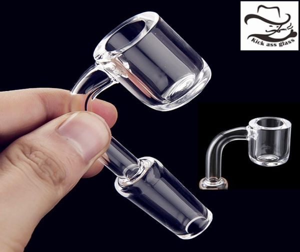 Accesorios para fumar en stock de 4 mm con tapa plana de cuarzo Banger Bowl Dia 215 mm para junta de 14 mm 19 mm 155 mm con plataforma Dab de 10 mm DHL 6436836948