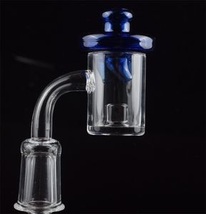 4 mm d'épaisseur bas noyau réacteur marteau quartz Banger clou avec verre UFO coloré Carb Cap 45 90 degrés quartz clou pour Dab Bongs