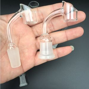 Clou à quartz club Banger de 4mm d'épaisseur 14.5mm / 18.8mm mâle / femelle 100% réel Quartz Herbal Tabacco Bowl pour Bong Pipe en verre