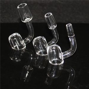 Rookpijpen 4 mm dikke kwarts banger nagel 19 mm 14 mm 10 mm mannelijke gepolijste gewrichtsgewrichte kom voor glazen bong rigs glazen nectar