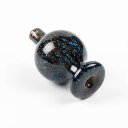 Bulle d'opale écrasée 26mm OD boule de verre Carb Cap clous à fumer pour 25mm quartz banger Water Bongs Pipe