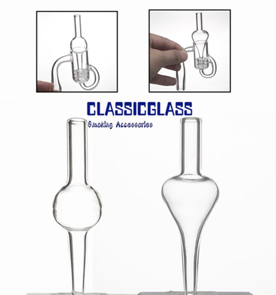 Glass Carb Cap Smoke para cuarzo Diamond Loop Banger Nail Oil Knot Recycler 2 estilos Dia = 20mm / 23mm