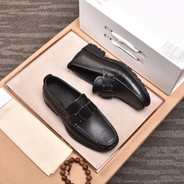 4model Zapatos de cuero formales de negocios de alta calidad Zapatos de vestir de diseñador casual para hombre Zapatos formales italianos clásicos Oxford Zapatos elegantes Zapatos de oficina para hombres